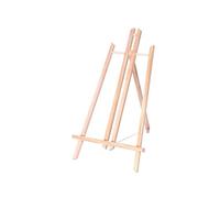 Caballete de madera for pintura, soporte triangular plegable portátil for exhibición escritorio, suministros arte, 30/40/50cm altura, 2 uds(2pcs 25x50cm)