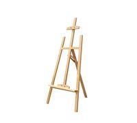 Caballete de Madera Natural para Pintar | Regulable y Plegable | Ajustable en Altura y Ángulo para Lienzos, Cuadros y Fotografías | Portátil, Estable y Resistente para Niños, y Adultos (145cm)