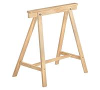 Caballete de madera (Peso máximo admitido: 400 kg, Altura: 72 cm, Pino, Natural)