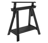 Caballete regulable e inclinable de pino macizo con balda ArchiTec color negro de 70x70x45 cm Astigarraga