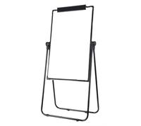 Caballete de Mesa Multiusos Pizarra blanca plegable con caballete, multifuncional, rotación de 360°, magnética, doble cara