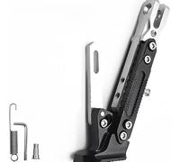 Caballete de Motocicleta para BMW HP2 Sport/Enduro/Megamoto 2005-2012,Soporte Lateral Ajustable Pata de Cabra para Motocicleta Duradero Piezas Accesorios,Silver