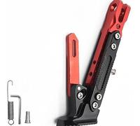 Caballete de Motocicleta para Sym Cruisym 150 180 Joyride 125 200 Jet 14 JetX 125 150,Soporte Lateral Ajustable Pata de Cabra para Motocicleta Duradero Piezas Accesorios,Red