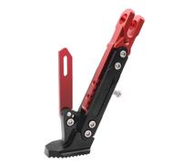 Caballete de Motocicleta para Triumph Speed 400 Naked Bikedes, Bracket de Aleación de Aluminio Ajustable Kickstand, Moto Modificación Estacionamiento,Red