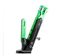 Caballete de Motocicleta para Triumph Speed Triple T595N 2002 2003 2004, Bracket de Aleación de Aluminio Ajustable Kickstand, Moto Modificación Estacionamiento,Green