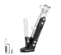 Caballete de Motocicleta para Yamaha Serow 2002-2025,Bracket de Aleación de Aluminio Ajustable Kickstand Soporte Pata Cabra Lateral Moto,B