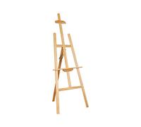 Caballete de Pintor Grande, Caballete de Arte de Madera Maciza con Marco en A para Adultos, Soporte de exhibición de Pintura de Dibujo Ajustable para Bodas, Banquetes