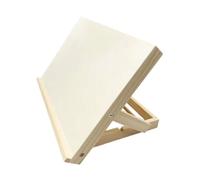 Caballete de plegable con ángulos, soporte de madera ajustable, soporte de pintura de lona portátil para estudiante ajustable