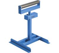 Caballete de rodillo eurokraft pro, con rodillo portante de acero, margen de elevación 610 - 970 mm