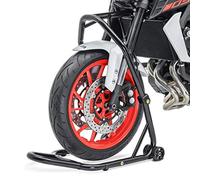 Caballete de tija Moto ConStands Classic 27mm Compatible para Rueda Delantera Negro