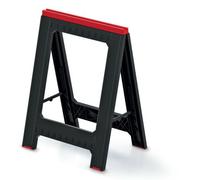 Kistenberg Caballete de trabajo plegable – soporte fijo, patas antideslizantes, 350 kg, 1 unidad