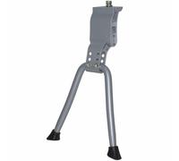 Caballete doble central para bicicleta P2R 24-28" reforzado, ajustable, aluminio