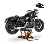 Caballete Elevador Tijera Moto Hidraulico ConStands Lift L negro-aranja