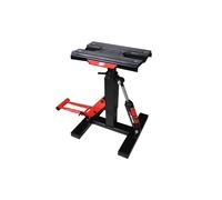 Caballete hidraulico con amortiguador scar-negro/rojo para moto repuestos