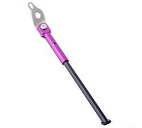 Caballete Izquierdo Bici Plegable 16 Pulgadas Liberación Rápida | Liberación rápida, agujero 10mm, compatible para dahon K3, aluminio , instalación sin herramientas(Purple)