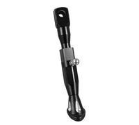 Caballete Lateral Ajustable Negra, para Motocicleta Aleación de Aluminio | Pieza de Repuesto para Scooter Eléctrico, Apoyo Antideslizante, Estacionamiento Diario y Sustitución Sencilla