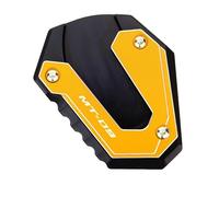 Caballete Lateral Almohadilla Caballete Lateral Motocicleta Para Yamaha MT-09 MT09 MT 09 2014-2025 Placa Extensión Y Soporte Ampliador Base Motocicleta Extensión Soporte(Oro)