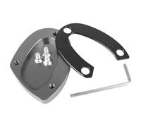 Caballete Lateral Almohadilla De Soporte Lateral Para Motocicleta Para Street Para Triple 765RS 765 RS 2018 Extensión Placa Caballete Ampliador Base Motocicleta Extensión Soporte(Titanio)