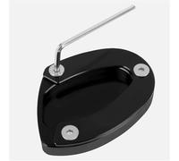 Caballete Lateral Almohadilla Para Caballete Lateral De Motocicleta Para Street Para Triple 675 RX 675RX 2016 Placa Extensión Y Base Apoyo Ampliador Motocicleta Extensión Soporte(Negro)