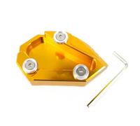 Caballete Lateral Base Ampliación Caballete Lateral Motocicleta Para Ducati Para Diavel Para Cromo Para AMG Extensión Placa Apoyo Ampliador Motocicleta Extensión Soporte(Oro)