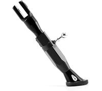 Caballete Lateral De Motocicleta para Ducati Multistrada 950 1100 1200 1260 1200S 1260S V4,Cabur Lateral Regulable Moto AleacióN Soporte Aparcamiento Antideslizante Montaje Repuesto,Black
