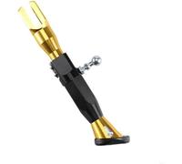 Caballete Lateral De Motocicleta para Piaggio NRG Power 2006-2011,Cabur Lateral Regulable Moto AleacióN Soporte Aparcamiento Antideslizante Montaje Repuesto,Yellow