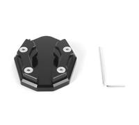 Caballete Lateral Extensión De Soporte para Pata De Cabra Lateral para Y&AMA&HA N-MAX155 N MAX Xmax 250 125 300(Black-1)