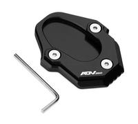 Caballete Lateral para H&ON&DA ADV 350 ADV350 2021 2022 Pata De Cabra Placa De Soporte De Extensión De Soporte Lateral Ampliar CNC F(Black-1)
