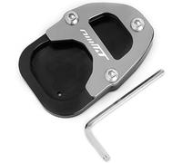 Caballete lateral para motocicleta Soporte de motocicleta CNC para BMW R Nine T Scrambler para Pure para Racer Urban 2017 2018 2019(Gris)