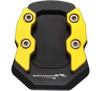 Caballete lateral para motocicleta Soporte lateral de aluminio para motocicletas Otorcycle, soporte extensión con placa antideslizante para base CBR650F(color dorado)