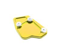 Caballete Lateral Piezas De Modificación para Motocicletas, Soporte Lateral, Base Ampliada, Reposapiés, Almohadilla para Pies, Compatible con K1600GT Y K1600GTL 11-15(Gold)