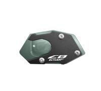 Caballete Lateral Placa De Extensión De Pata De Cabra CNC para H&on&da CB650F 2014 2015 2016 2017 2018, Almohadilla De Ampliación para Caballete Lateral(4)