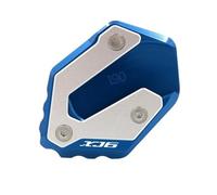 Caballete Lateral Placa De Soporte De Extensión para Pata De Cabra Lateral De Motocicleta CNC para Ya&ma&ha XJ6 XJ6F XJ6N Diversion 2009-2015 Ampliar(Blue-2)