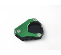 Caballete Lateral Soporte De Aluminio CNC para Motocicleta, Almohadilla Antideslizante para K&awasa&ki Ninja 400 2018(Green)