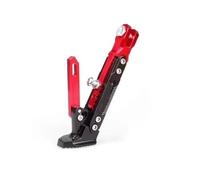 caballete moto Accesorios Para Pata De Cabra De Motocicleta,soporte De Trípode Ajustable De Aleación De Aluminio CNC Modificado Con Motor,soporte Lateral Para El Pie(Red)