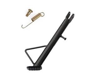 caballete moto Pata de cabra ajustable universal para motocicleta, soporte lateral para estacionar, trípode para scooter(22cm)