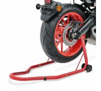 Caballete moto trasero ConStands CL. Universal rojo elevador rueda basculante