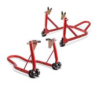 Caballete Moto Trasero Delantero Compatible para KTM 790/390 / 200/125 Duke CS Rojo