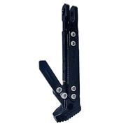 caballete moto Trípode lateral universal para motocicleta, de aleación de aluminio, antideslizante, ajustable(Blue)