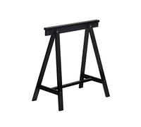 Caballete negro Deco de madera maciza de pino (72x70x41 cm)