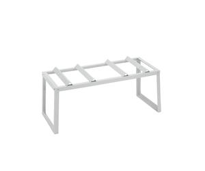 Caballete para bidones, con recubrimiento en polvo eurokraft basic, para 2 bidones de 60 o 200 l