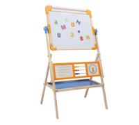 Caballete para Nios, Caballetes de Arte para Nios Pequeos, Pizarra Blanca Magntica y Pizarra de Tiza para Nias y