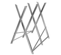 Caballete para sierra, caballete para cortar leña, Acero inoxidable, plegable (IC226964)