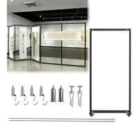 Caballete Pintura de Suelo Expositor Plegable Independiente para Exposiciones de Pintura, Soporte de Exhibición de Obras de Arte para Exteriores, Ideal para Jardines(7 pcs,100x250 cm/3.3x8.2 ft)