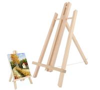 Caballete Pintura, Mini Caballete de Madera, Caballete Pequeño, Soporte de Madera para Cuadros, Caballete de Madera de 40x22,5 cm, para la Presentación de Lienzos y Marcos, Exhibiciones