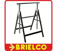 CABALLETE PORTATIL PLEGABLE DE METAL 180KG MAX AJUSTABLE 7 POSICIONES BD3638