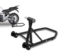 Caballete Trasero Compatible para Ducati Supersport/S 17-20 Negro Mate, ConStands Single por Basculante Monobrazo, adaptadore Incl.