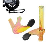 Caballete trasero para moto - Elevador para cargas pesadas, ganchos para ruedas paddock, equipo de soporte para el mantenimiento de la motocicleta, kit de fijaciones per elevación rueda pos