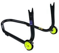 Caballete Trasero Universal Con Soportes A Tenedor Ruedas Negro/Amarillo