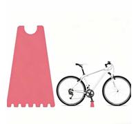 Caballetes Bicicleta para Taller Espacios Reducidos 14cm | transparente elegante, muestra tu bici, para soporte para robusto parking, exhibición segura, 14cm compacto(Pink)